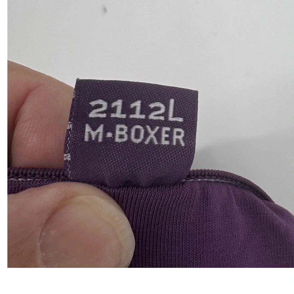 Step One Mens Purple Bamboo Viscose Boxer Briefs Anti-Chafe Size‎ M
